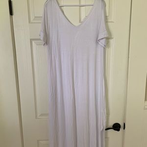 Midi white dress